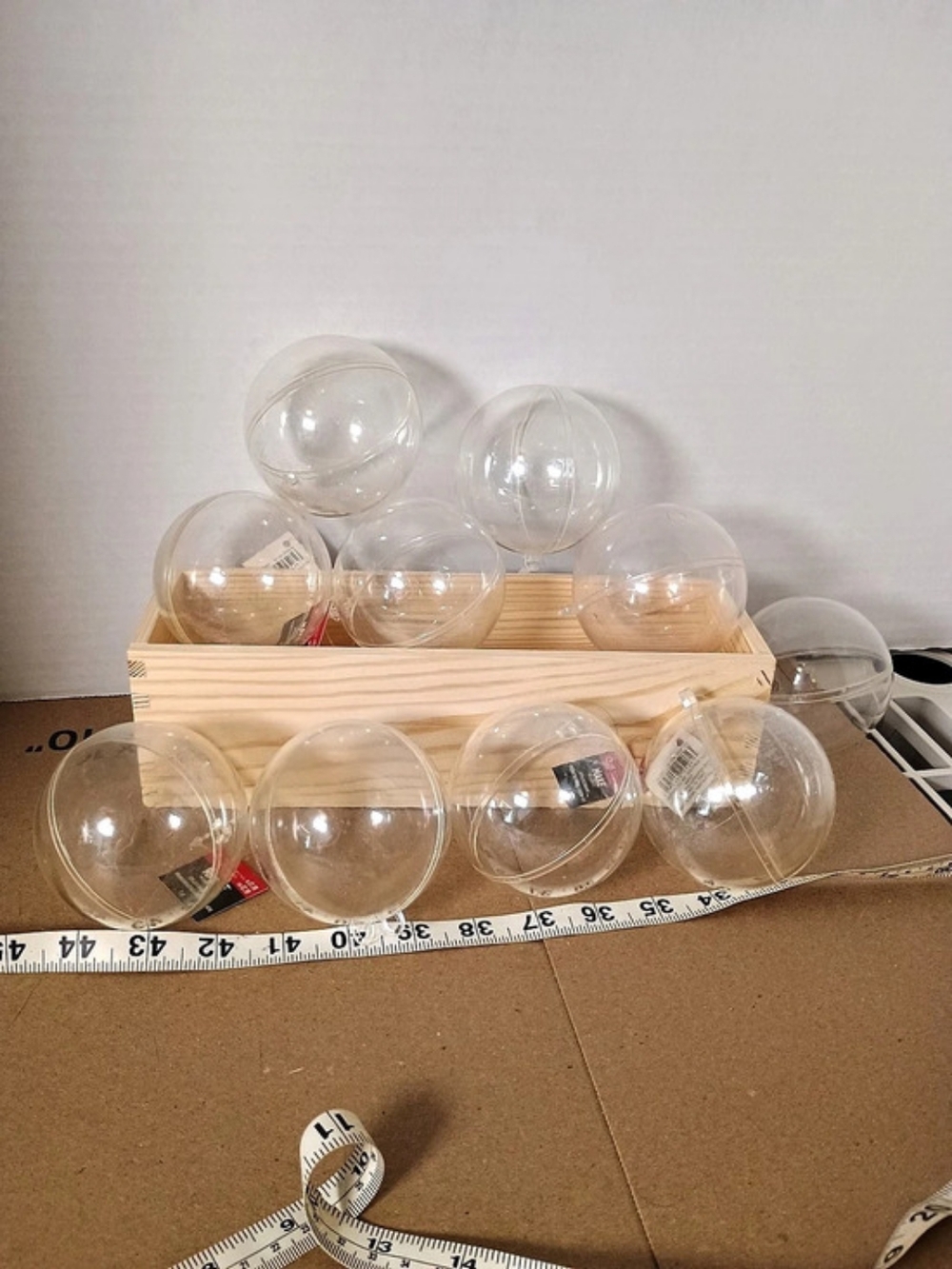 Clear Decorative Display Spheres